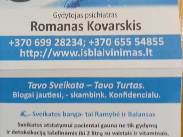 Psichiatras ? namus visoje Lietuvoje 24/7||Išblaivinimas lašin?mis – pagalba per par? Kaune||Detoksikacija namuose po alkoholio – patyr?s gydytojas||Greita psichiatro konsultacija – 50 Eur Kaune, vis? par?