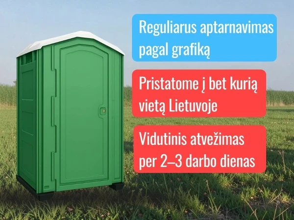 Profesionalūs biotualetai statyboms ir renginiams visoje Lietuvoje