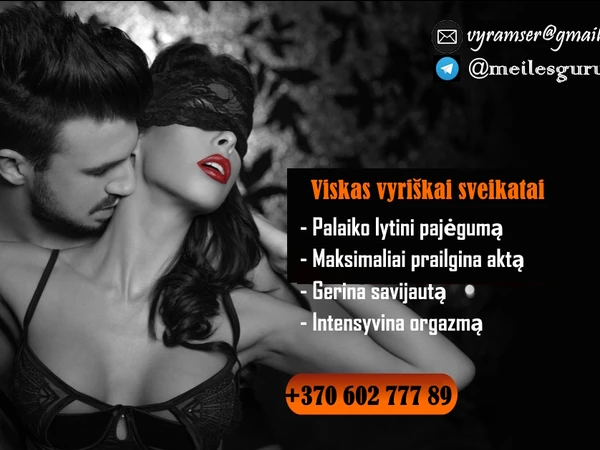 Erekcijai Potencijai Nr1 Vyrams Gera kaina