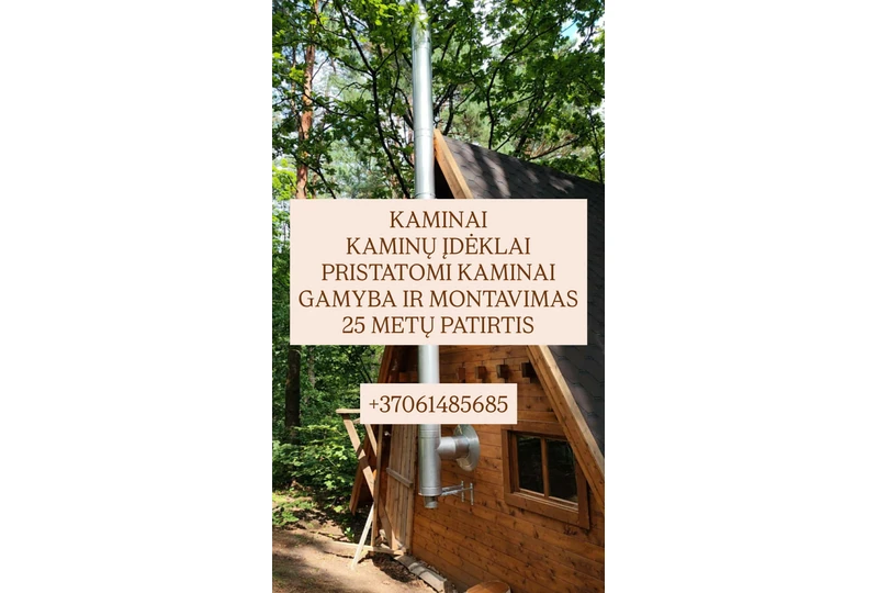 Nerūdijančio plieno kaminų idėklai su dvisieniu apšiltinimu