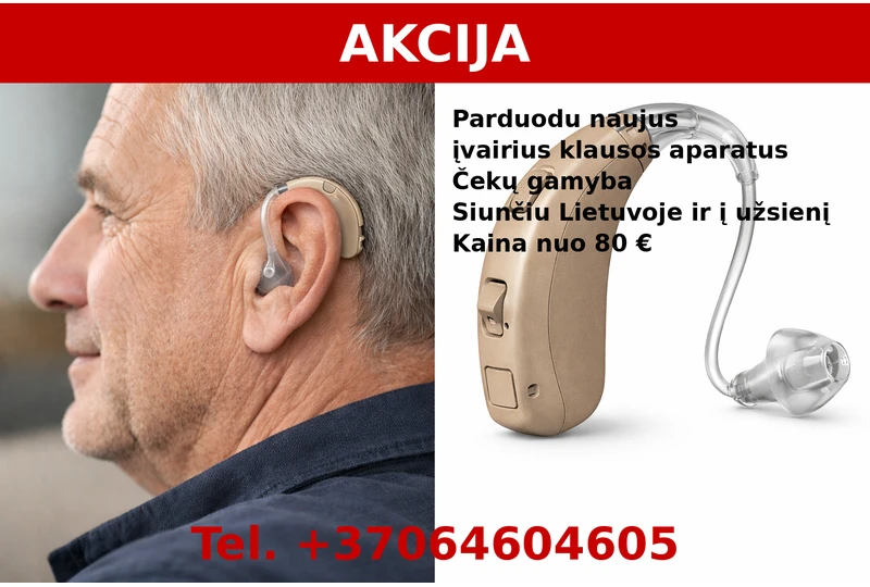Išmaniųjų laikrodžių su klausos aparatais naujiena