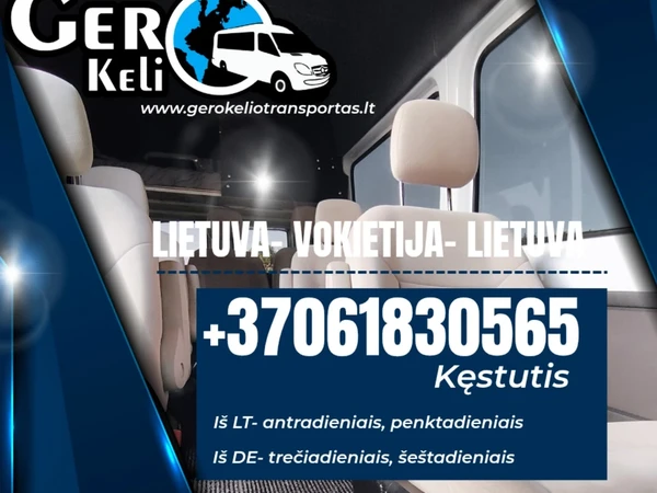Patogi kelionė su dviem vairuotojais ir nauju mikroautobusu