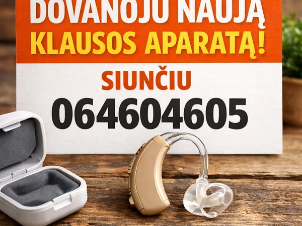 Gauk nemokam? klausos aparat? dabar||Naujas klausos aparatas – dovanoju||Klausos aparatas laukia tav?s nemokamai||Pasinaudok proga – klausos aparatas nemokamai