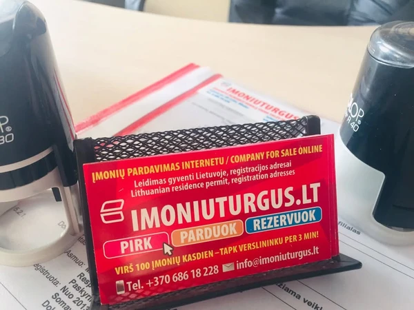 Parduodame ?mones su PVM, EORI ir licencijomis