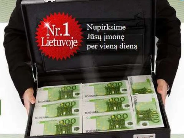 Įsigykite įmonę su skolomis be rūpesčių