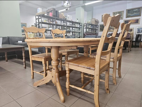 Masyvus valgomojo komplektas su nemokamu pristatymu