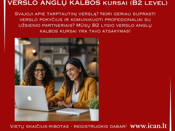 Profesionalios anglų kalbos kursai verslui