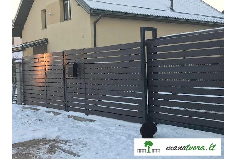 Cinkuotos ir dažytos tvoros patraukliomis kainomis
