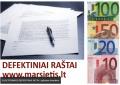 ELEKTRONIKOS DEFEKTINIAI AKTAI / pažymos draudimui