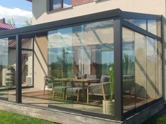Aliuminio stoginės ir verandų stiklinimas
