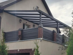 Aliuminio stoginės ir verandų stiklinimas