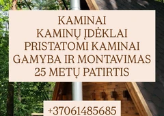 Kaminu ideklai,pristatomi kaminai