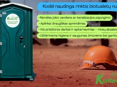 Lauko tualetų nuoma