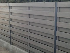 Metalinės strypinės, polisadinės, šukos tvoros