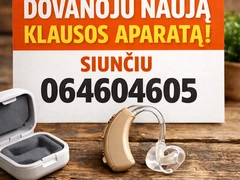 Naujas klausos aparatas
