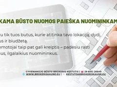 Individuali būsto nuomai paieška