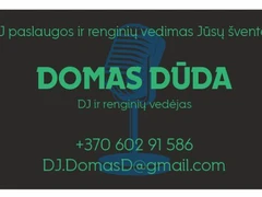Renginių vedėjas + DJ su visa garso ir šviesos technika!