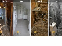 Senų būsto remonto paruošimas ir demontavimas