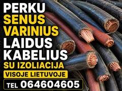 Senų varinių laidų pirkimas
