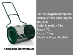 Sodo įrankių nuoma, įskaitant aeratorių ir priekabą